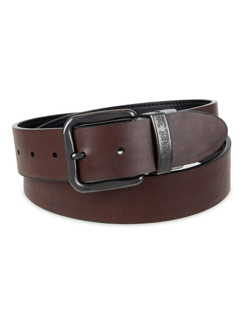 【RIVETDESIGNBUCKLE!!】Levi's®Leather Belt Levi's Men's Casual Reversible Leather Belt - Walmart.com