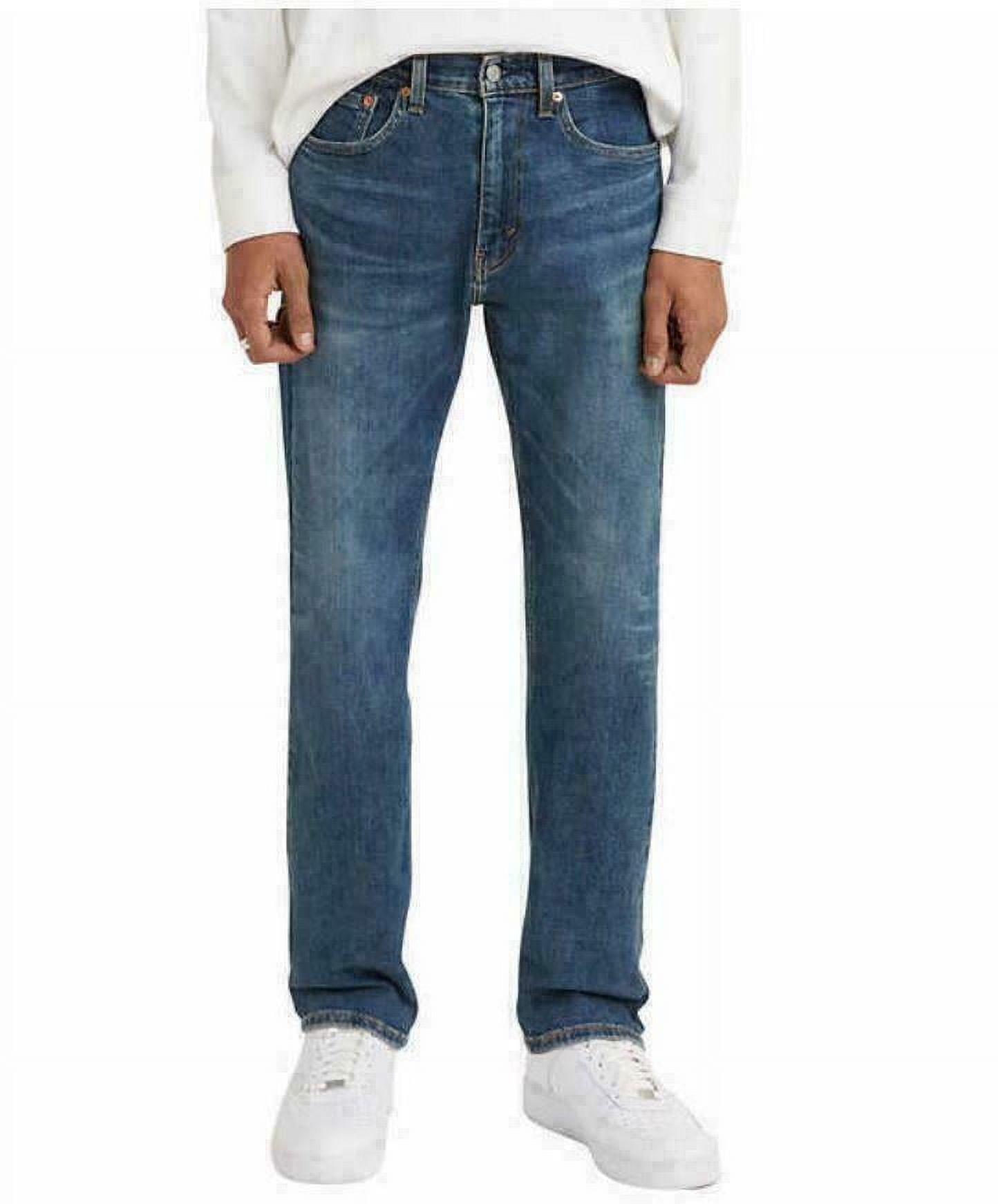 Levi Men's 505 Regular Fit Straight Leg Stretch Jeans (Medium Wash, 36x30)  - Walmart.com