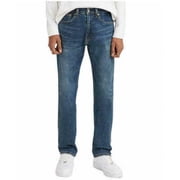 Levis Mens Classic 505 Regular Fit Straight Leg Jeans, Blue 40x34