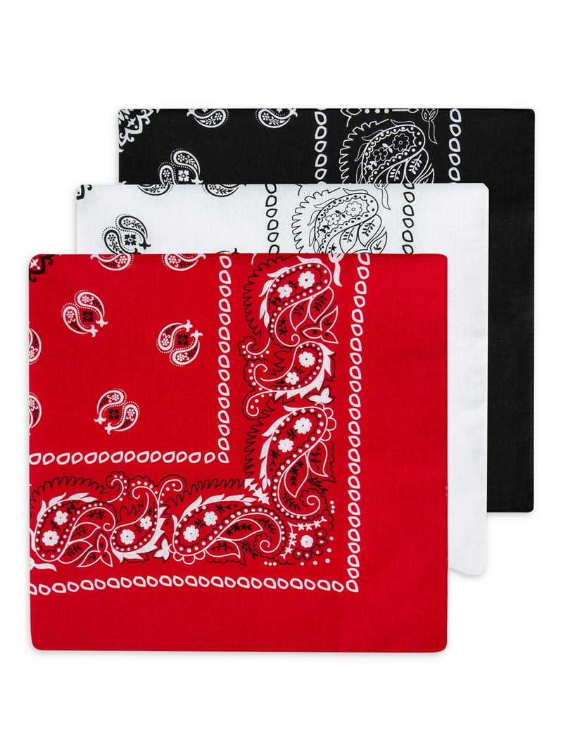 Levi's Men's Classic Paisley Bandana Set - Set of 3 - Walmart.com