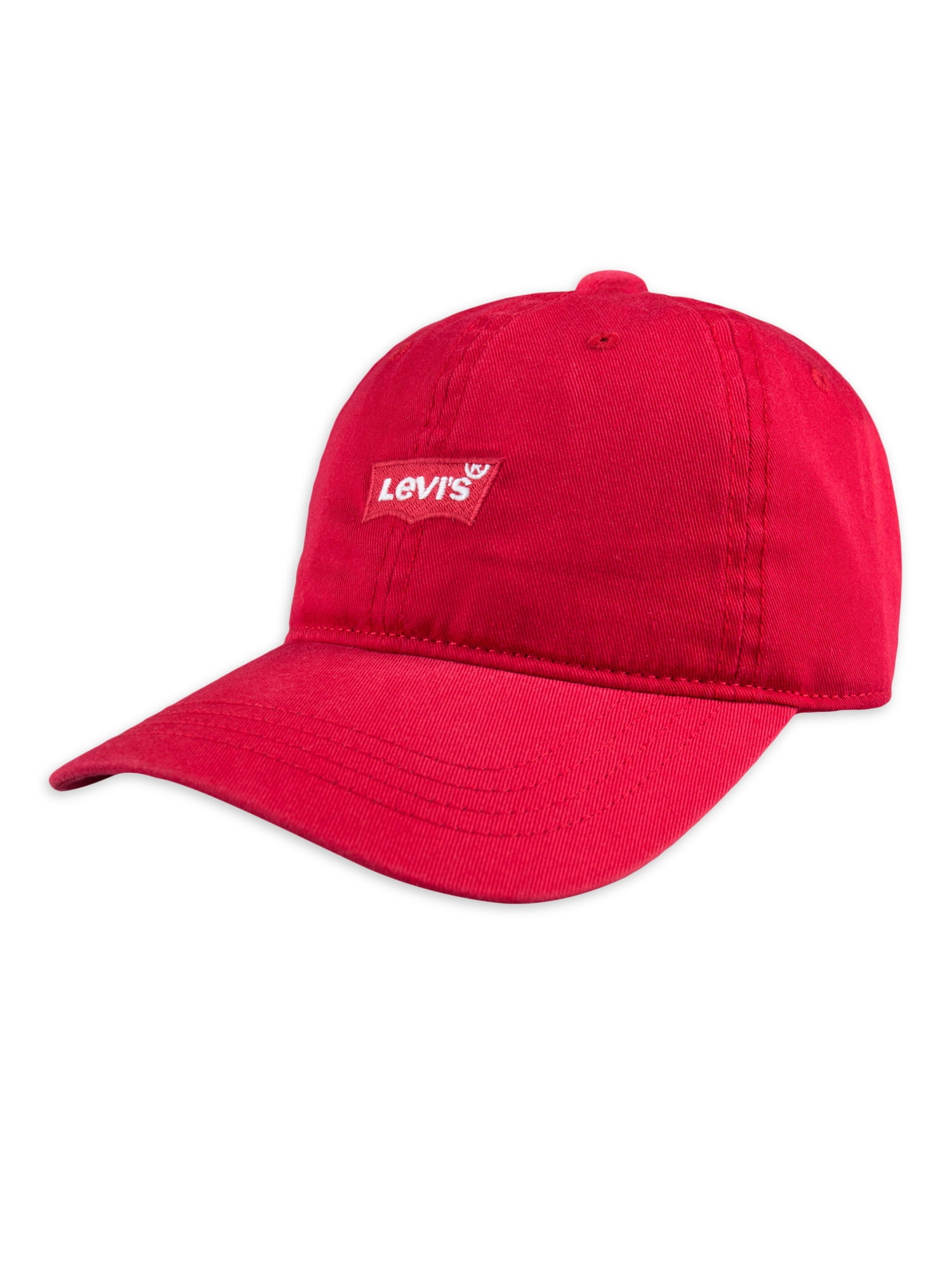 Supreme Mens Strap Logo Red White Hat Baseball Cap Adjustable Hat