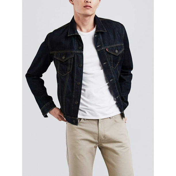Mens levi jean jacket sale sale