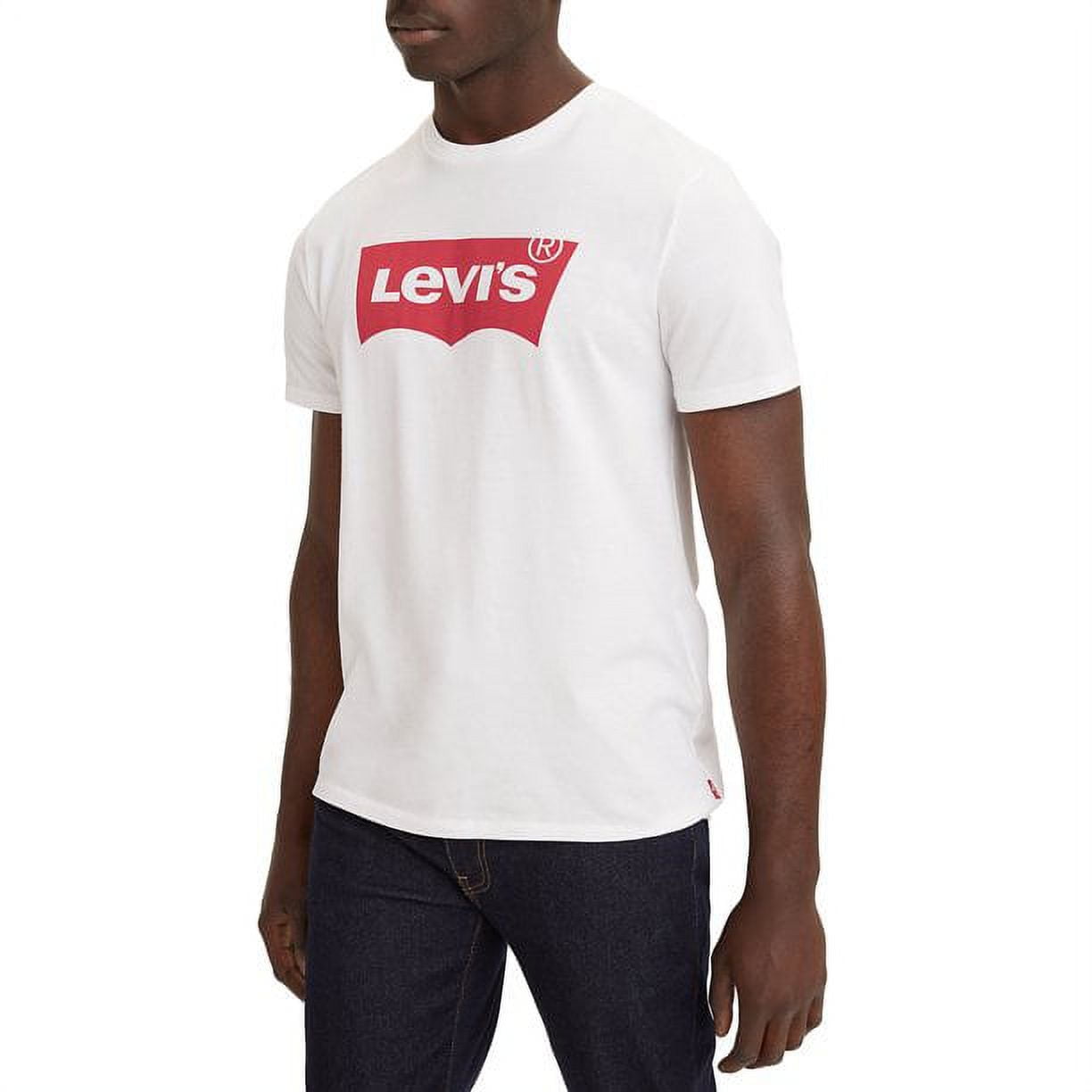 NEW Levi's GRAPHIC SET-IN White Levi's - Brandclub - Men's Graphic Set-In Neck T-Shirt