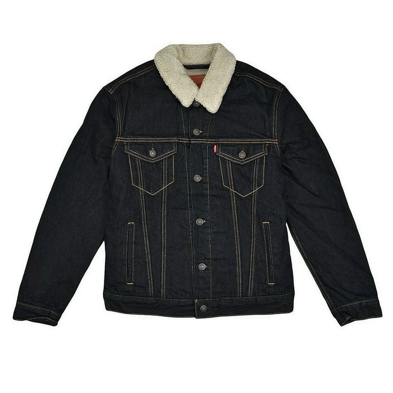 Levi's Men's Juniper Sherpa Lined Trucker Denim Jacket Levi's Men's Juniper Sherpa Lined Trucker Denim Jacket