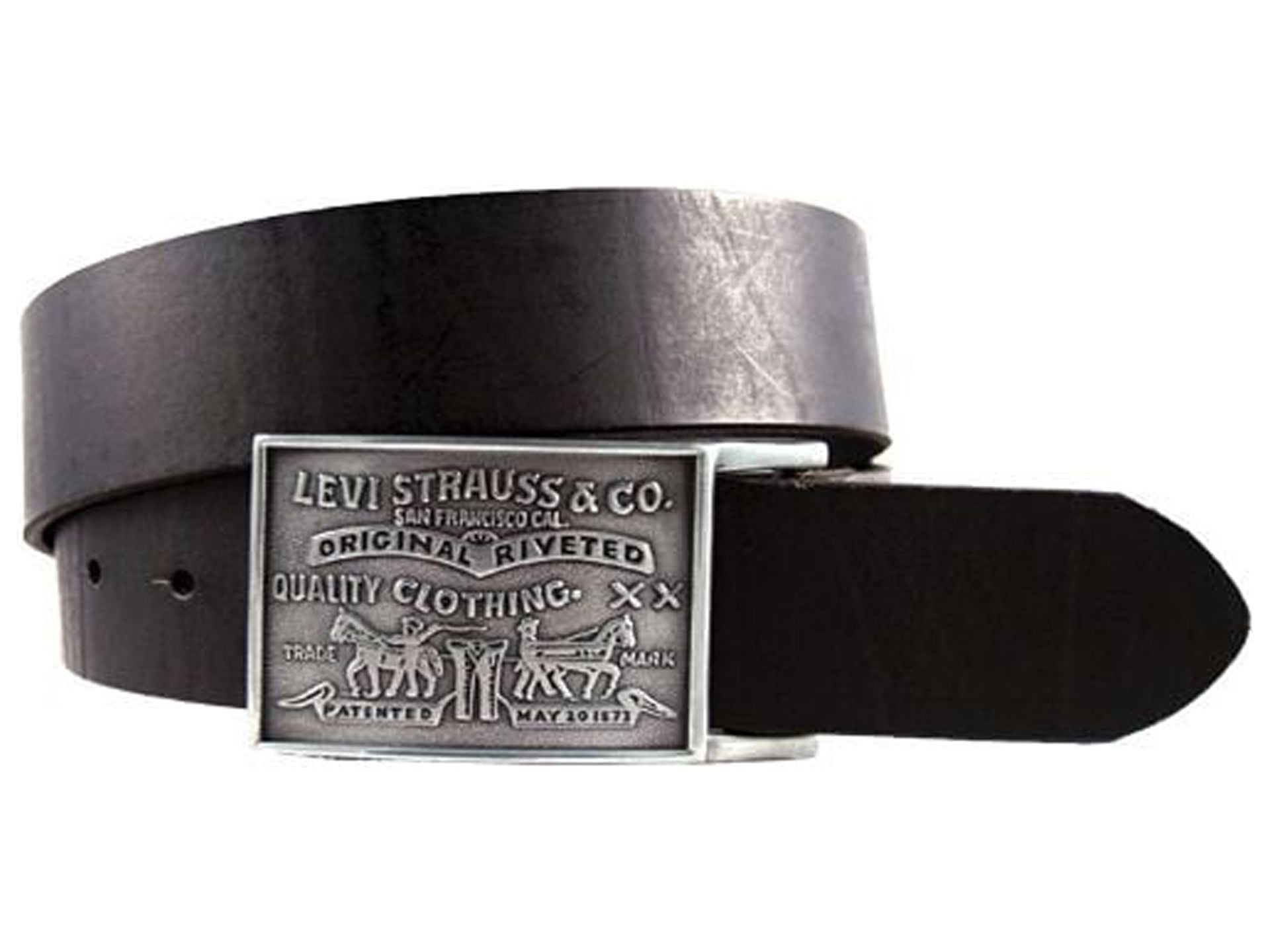 Levi's Plaque Buckle Belt 42 Men's Black