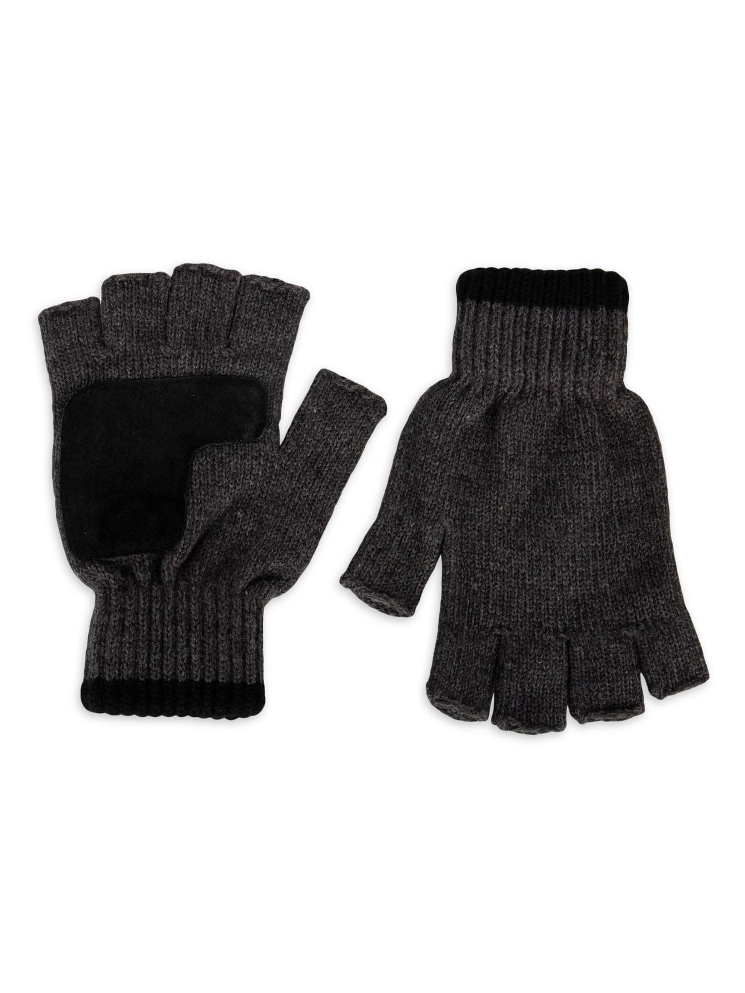 Levi's Men's Marled Knit Fingerless Gloves - Walmart.com