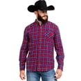 thumbnail image 1 of Levi's Men's Mondy Plaid Long Sleeve Western Flannel Shirt - 3LGLW1601 XX-, 1 of 6