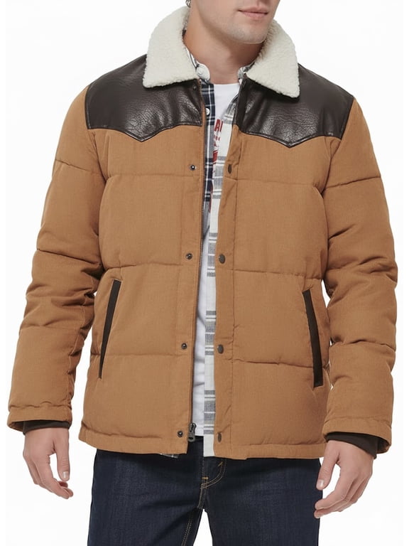 Men's Out West Quilted Jacket in Wild Berry, Size Medium, LM2RC472-WBR