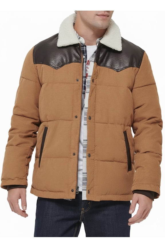 Men's Out West Quilted Jacket in Wild Berry, Size Medium, LM2RC472-WBR