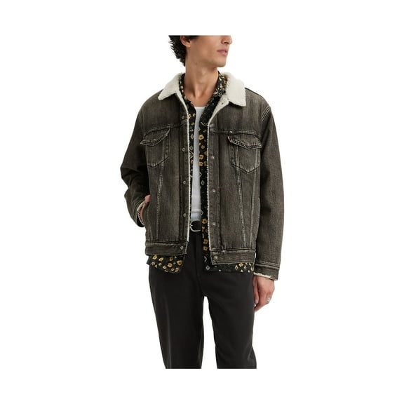 Levi's Men's Relaxed Fit Sherpa Lined Denim Trucker Jacket