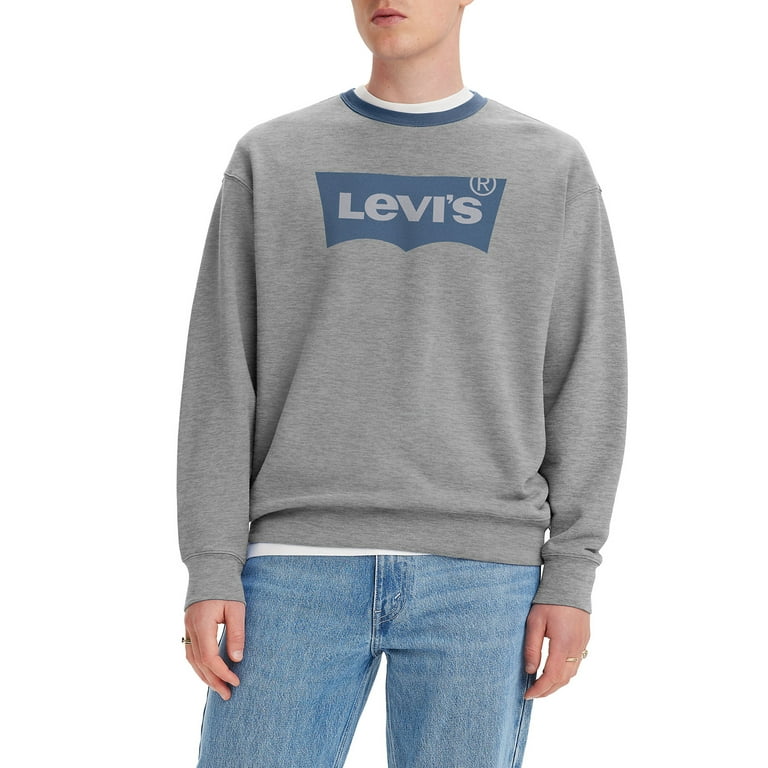 Relaxed Graphic Crewneck Sweatshirt - Blue