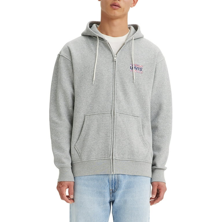 Relaxed Graphic Hoodie - Grey