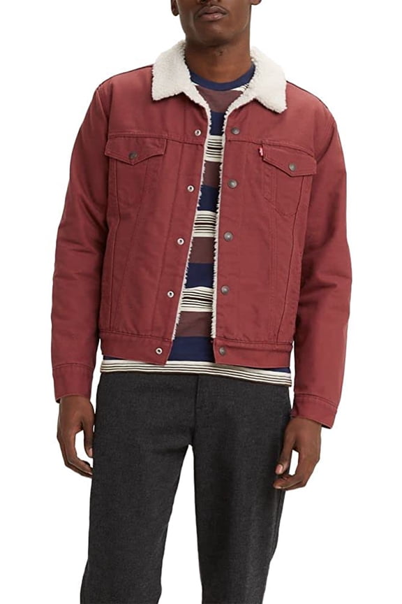 Men's Sherpa Trucker Jacket, Port