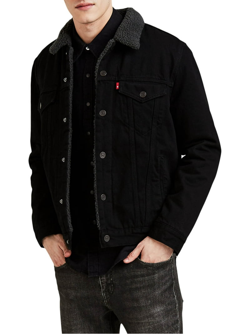 Levi's Men's Denim Sherpa Trucker Jacket