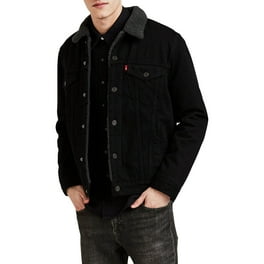 Levi's trucker vest mens black hotsell