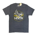 thumbnail image 1 of Levi's Men's Short Sleeve Crew Neck Graphic Logo T-Shirt (Navy, S), 1 of 2