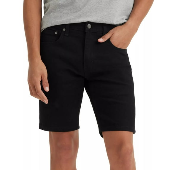 Levi's Men's Slim Cut Off Jean, (New) Steel Black Short