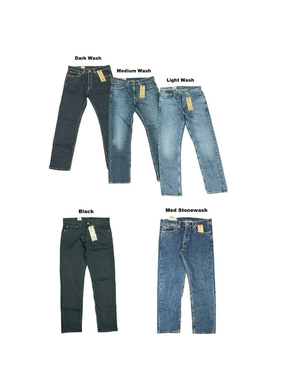 Levi's Men's Stretch Classic Straight Leg 505 Regular Fit 5-Pocket Jeans (Black, 32x32)