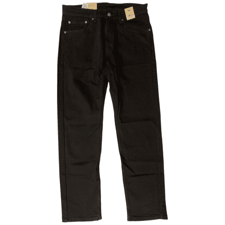Levi's Men's Stretch Classic Straight Leg 505 Regular Fit 5-Pocket Jeans (Black, 32x34)