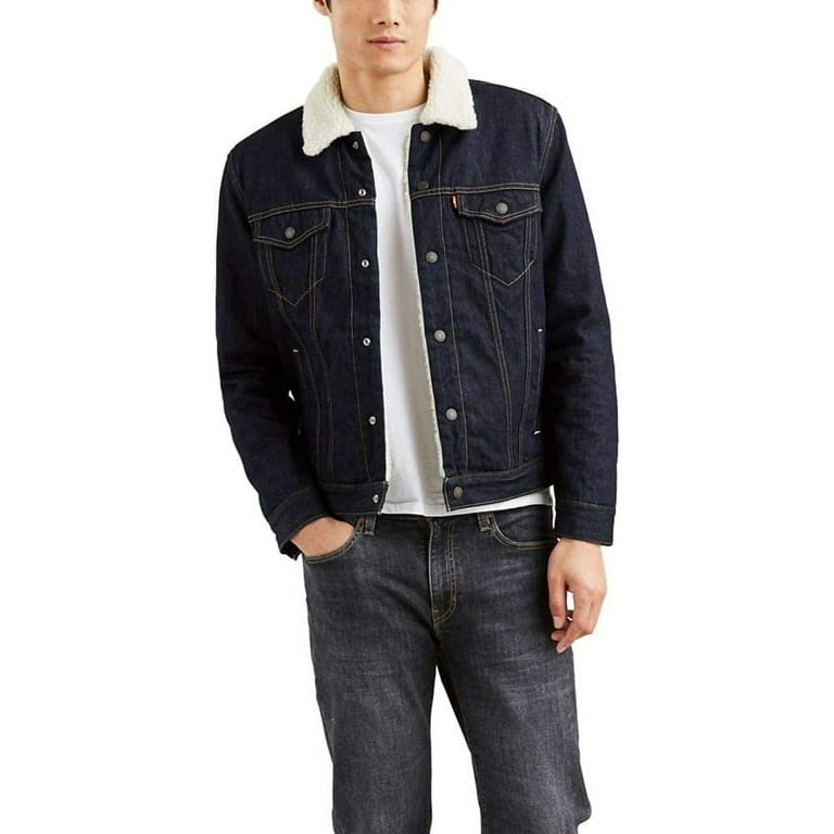 Big and tall 2024 levi jean jacket
