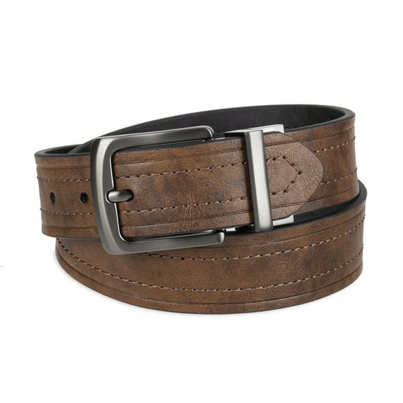 Levi's Men's Two-in-One Reversible Casual Belt, Brown/Black