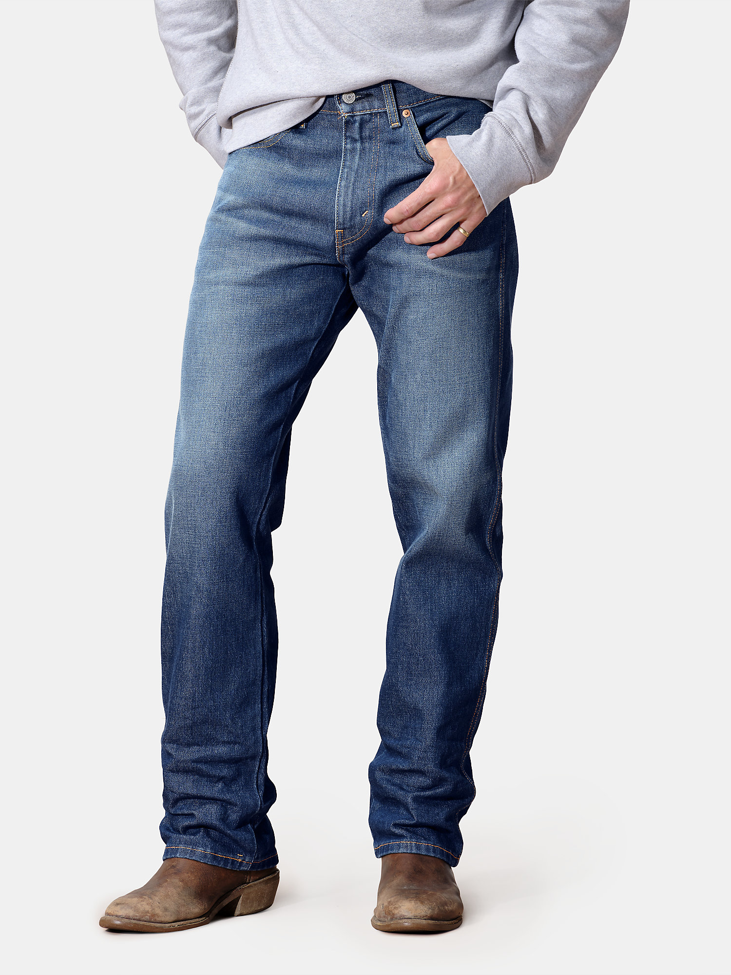 Levi's Men's Western Regular Fit Cowboy Jeans - image 1 of 9