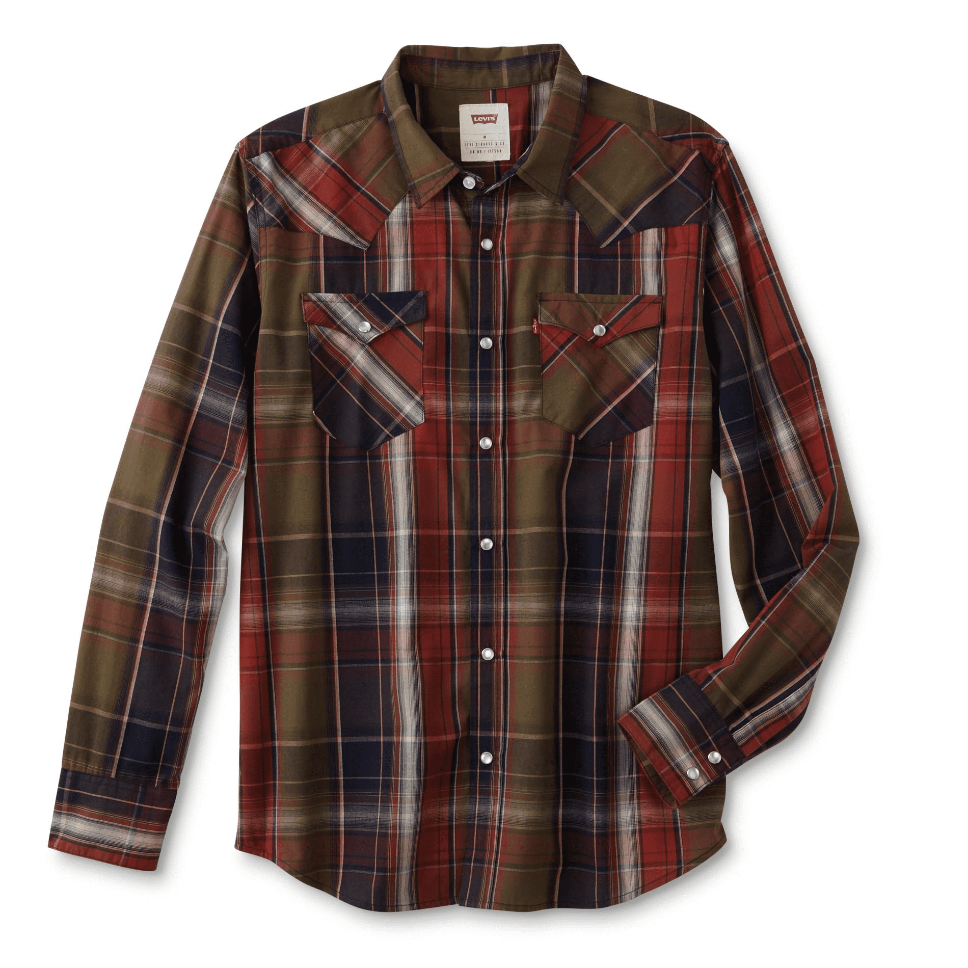 plaid dress shirt mens William Fullest Fit Shirt in Blue & Red Plaid, 18 34/35