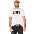 thumbnail image 1 of Levi's Men's White Serif Logo Graphic T-Shirt White X-Large  US, 1 of 5