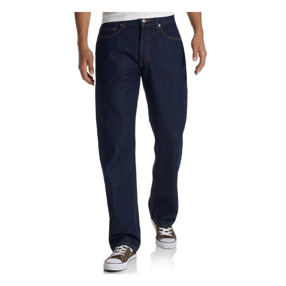 Levi's Mens 505 Cotton Classic Rise Straight Leg Jeans