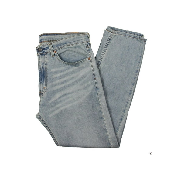 Levi's Mens 505 Light Wash Straight Leg Jeans