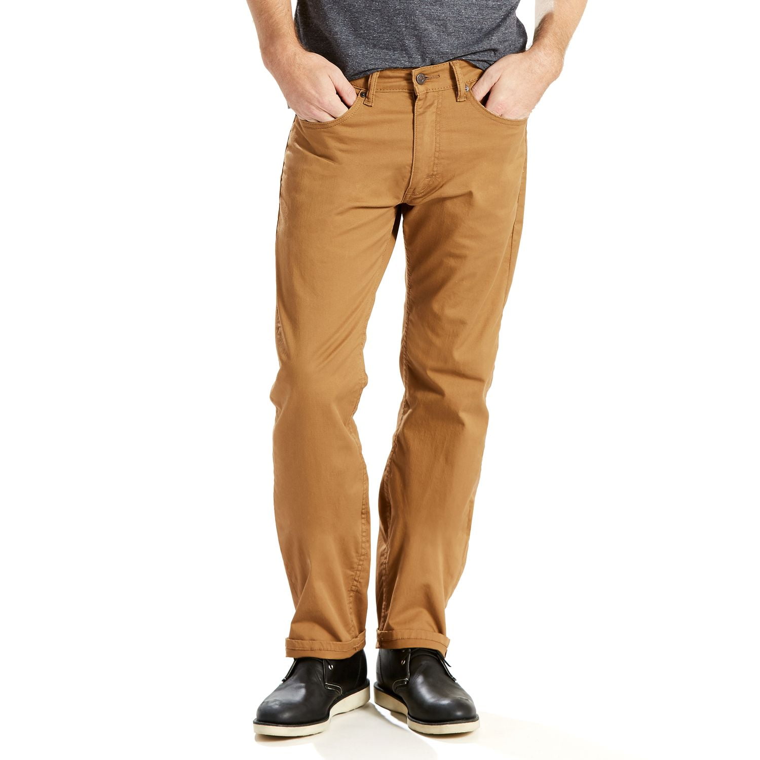 Levi's Mens 505 Regular Caraway Slub Twill 1 - Walmart.com
