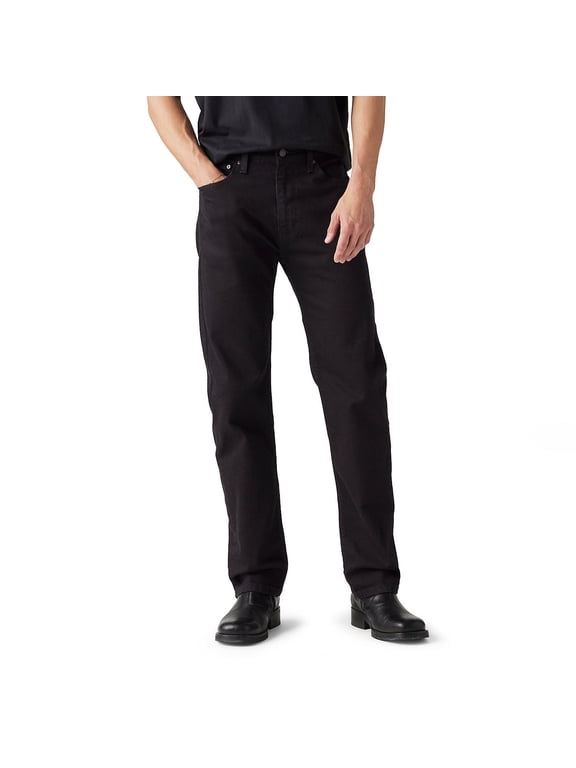 Mens 505 Regular Native Cali Black Stretch