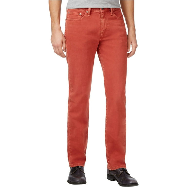 Men's red clearance levi jeans