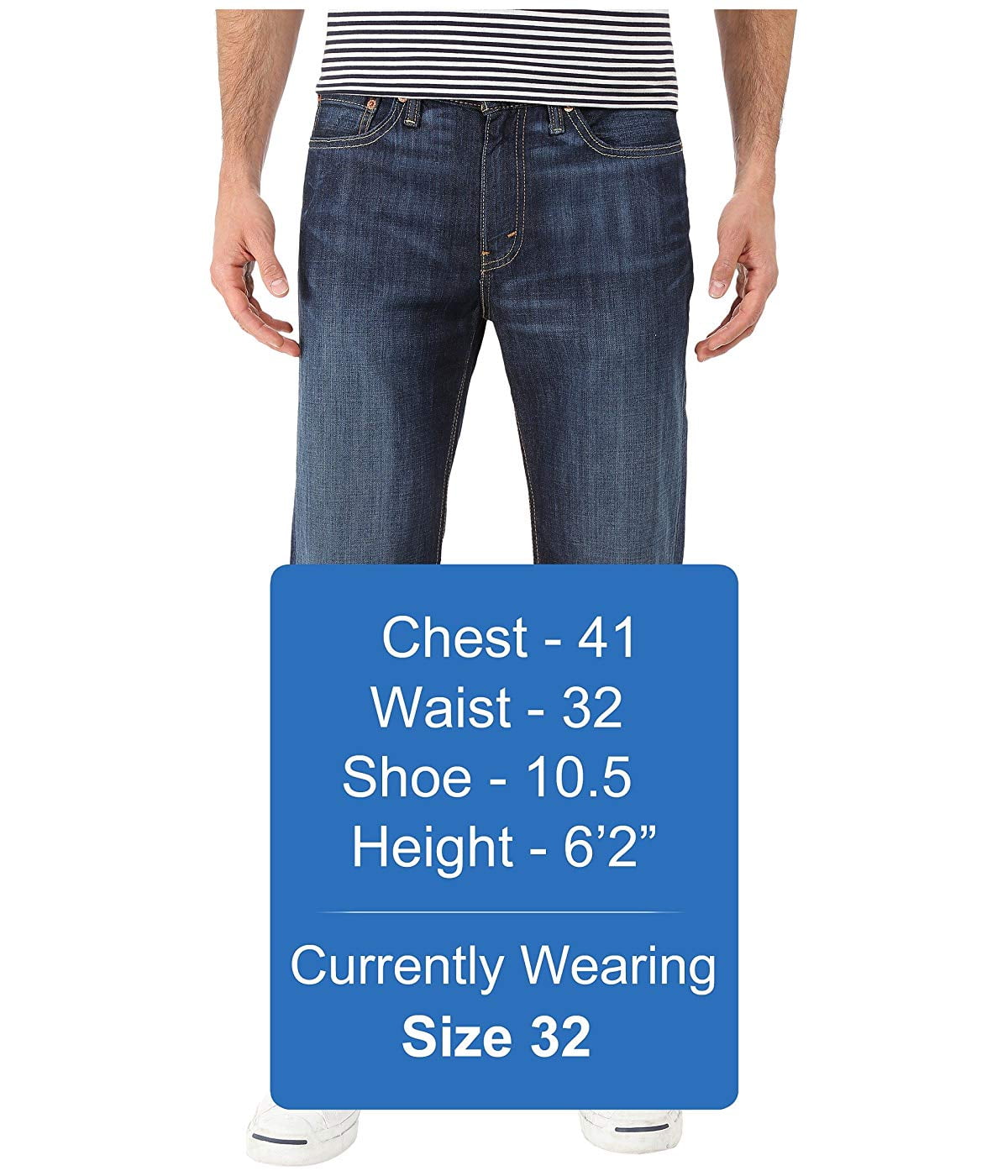 Levi's Men's 514 Straight Fit Jeans in Shoestring Blue42/30