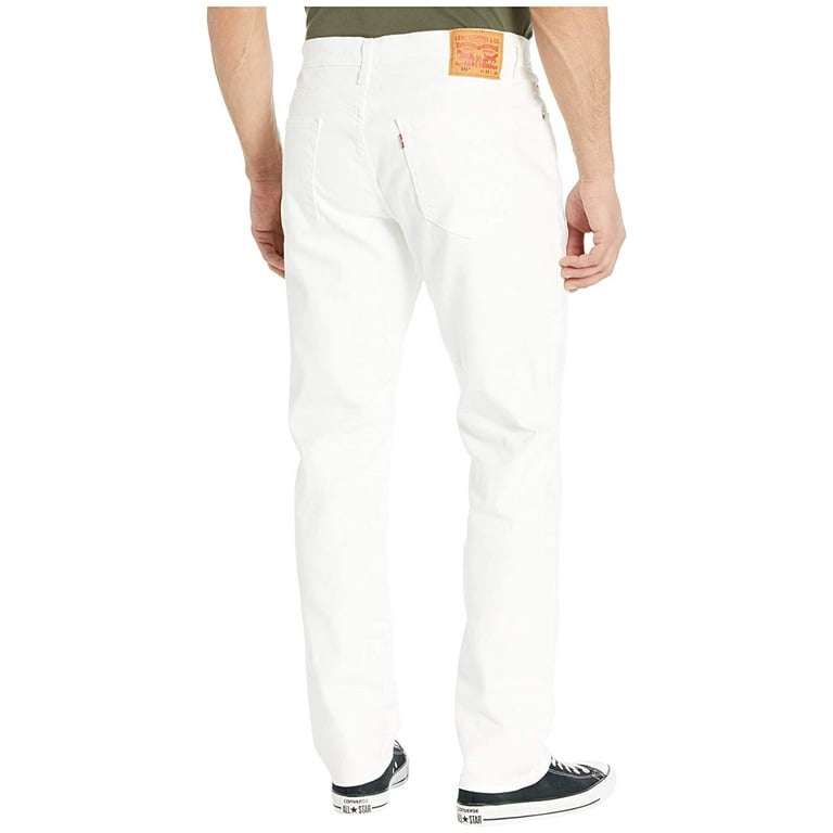 Levi's Mens 541 Athletic Fit Castilleja White Stretch