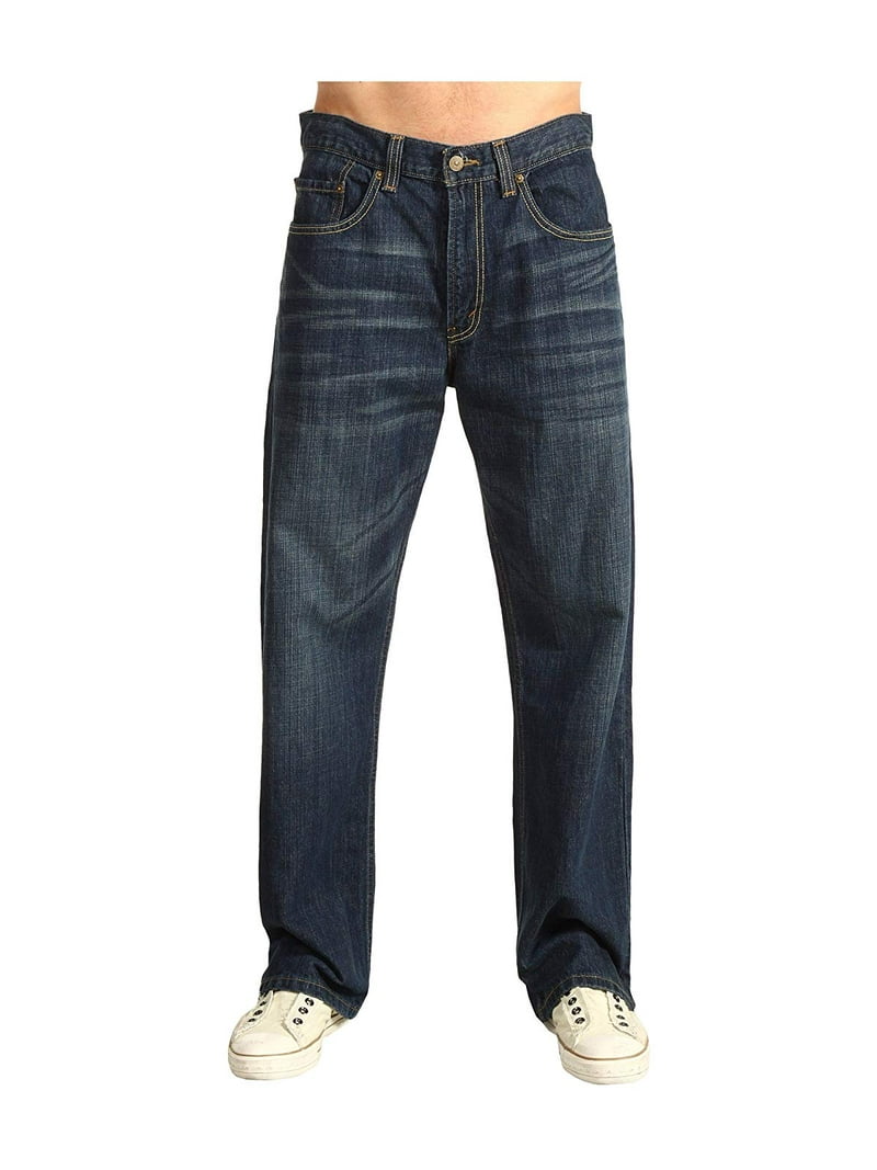 Levi's 569 Men's Relaxed Straight Fit Jeans, Dark Chipped Color