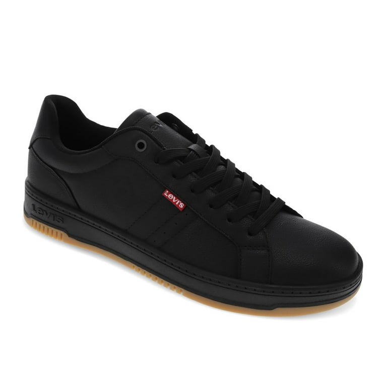Levi s Mens Carson Synthetic Leather Casual Lace Up Sneaker Shoe Walmart
