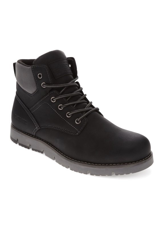 Mens Charles SH Vegan Leather Lace Up Rugged Casual Boot