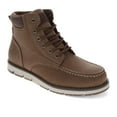 thumbnail image 1 of Levi's Mens Dean SH Vegan Leather Lace Up Moc Toe Rugged Casual Boot, 1 of 1
