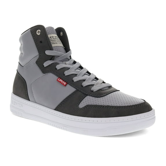 Levi's Mens Drive Hi Synthetic Leather Casual Hightop Sneaker Shoe