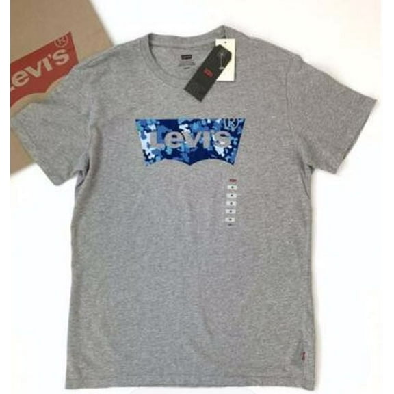 Levi;s Mens Fuedal T-Shirts, Gray, Medium