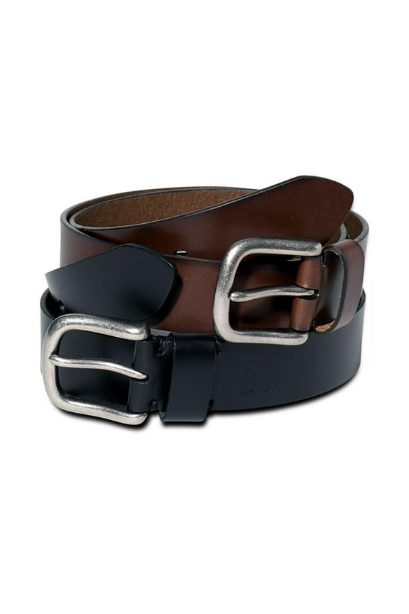 Mens Leather Buckled Casual Belt