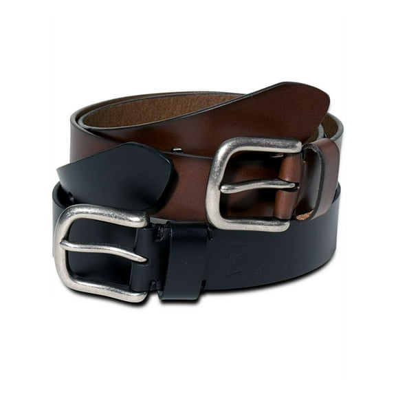 Levi's Mens Leather Flat Strap Casual Belt Black S