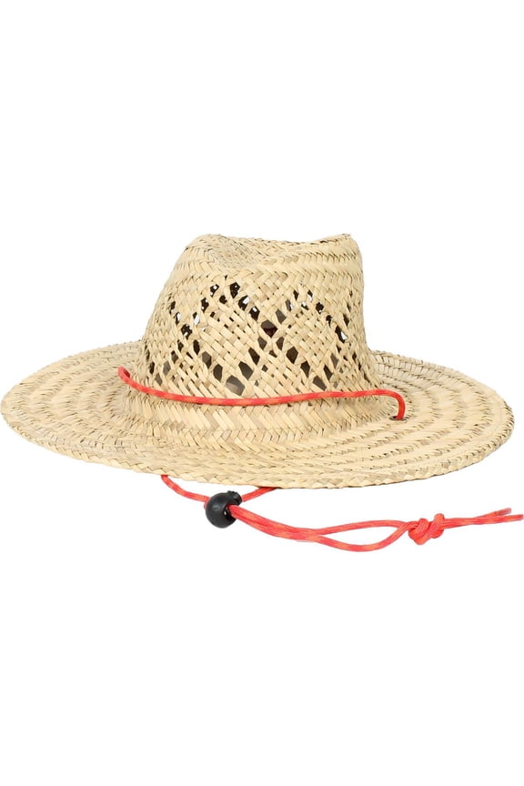 Men's Open Weave Lifeguard Hat Natural Small Medium