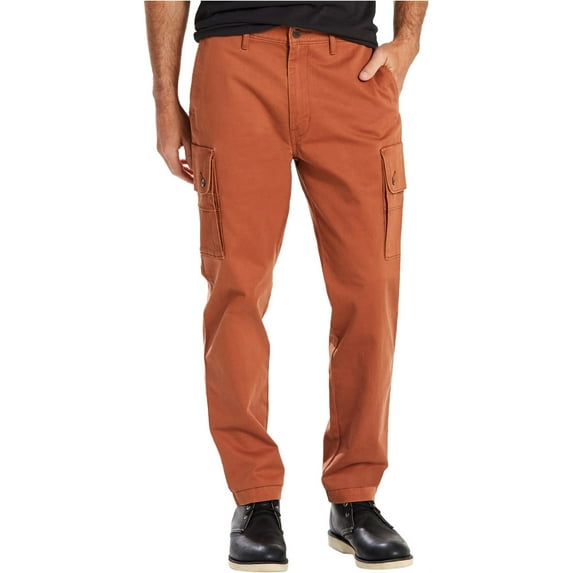 Levi's Mens Slim Fit Casual Cargo Pants, Red, 36W x 32L