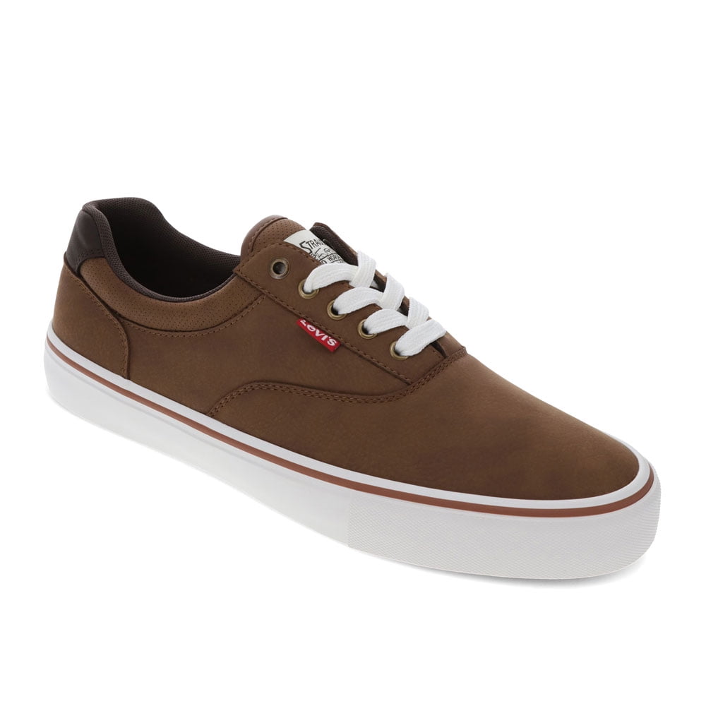 Levi s Mens Thane Synthetic Leather Casual Lace Up Sneaker Shoe