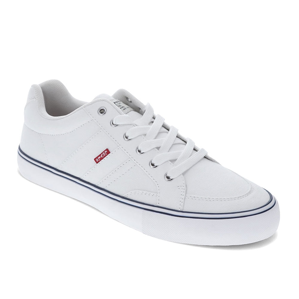 Levi's Mens Turner CVS Plaid Casual Canvas Lace Up Sneaker Shoe