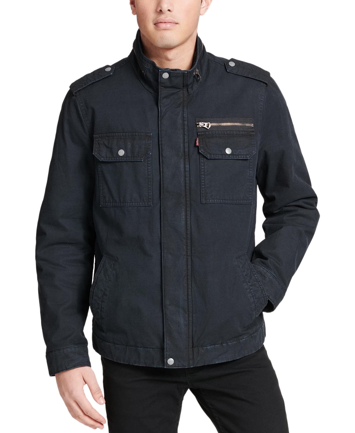 Men's Levi Military Jacket Color: Black Size: XXL - Walmart.com