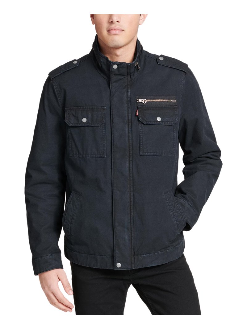 Men's Levi Military Jacket Color: Black Size: XXL - Walmart.com