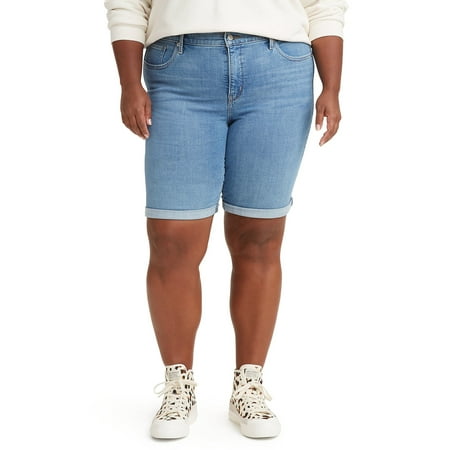 Levi's® Mid Rise Shaping Bermuda Jean Shorts (Women's Plus)